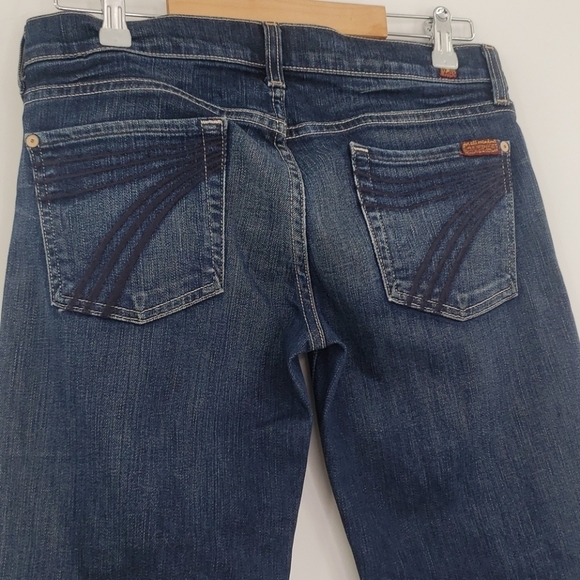 7 For All Mankind Crop Dojo Capri Jeans - Picture 5 of 9